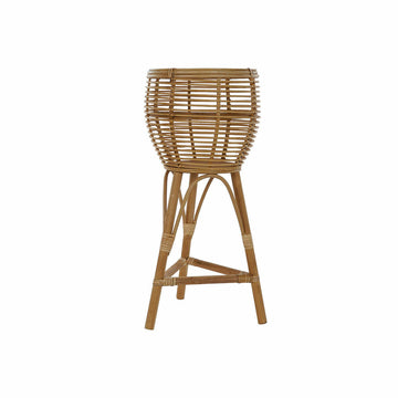 Blumentopf DKD Home Decor Braun Rattan (32 x 32 x 70 cm)