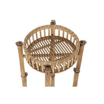 Planter DKD Home Decor Bamboo Natural (32 x 32 x 55.5 cm)