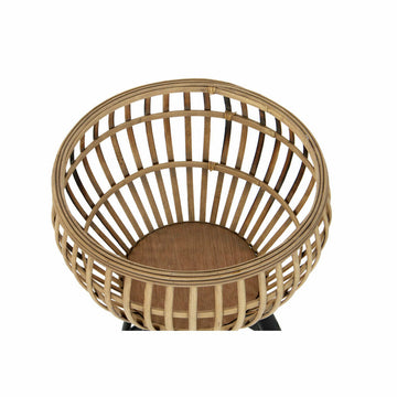 Cache-pot DKD Home Decor Naturel Métal Bambou Bali 41 x 41 x 68 cm