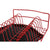 Abtropfsieb für die Spüle DKD Home Decor Schwarz Rot Metall Polypropylen 47,5 x 26,5 x 11 cm