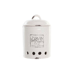 Boîte DKD Home Decor 17,7 x 17,7 x 26 cm Blanc Dolomite Ail