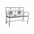 Bench DKD Home Decor Ceramic Mosaic Ironwork (111 x 54 x 88 cm)