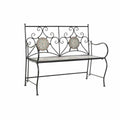 Banc DKD Home Decor Noir Multicouleur Mosaïque 111 x 54 x 88 cm (111 x 54 x 88 cm)