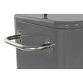 Frigo DKD Home Decor Avec des roues Gris Gris foncé Acier polypropylène 56 L 74 x 43 x 80 cm (74 x 43 x 80 cm)