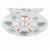 Coupe à fruits DKD Home Decor Multicouleur Métal Porcelaine 27 x 27 x 34 cm