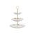 Coupe à fruits DKD Home Decor Multicouleur Métal Porcelaine 27 x 27 x 34 cm