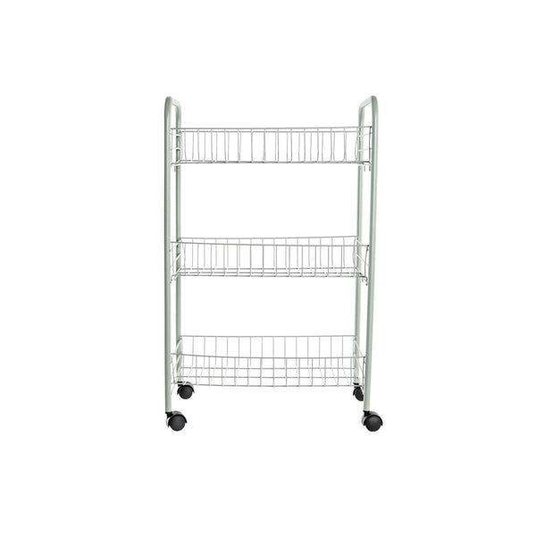 Serving trolley DKD Home Decor Green Metal polypropylene 40 x 26 x 62 cm