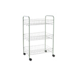 Serving trolley DKD Home Decor Green Metal polypropylene 40 x 26 x 62 cm