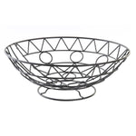 Fruit Bowl DKD Home Decor Black Metal 28 x 28 x 10 cm