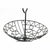 Fruit Bowl DKD Home Decor Black Metal 28 x 28 x 40 cm