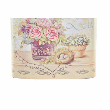 Blumentopfset DKD Home Decor Rosa Metall Aluminium Blomster Shabby Chic 29 x 13 x 38,5 cm