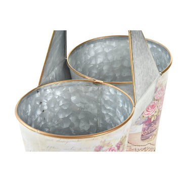 Cache-pot DKD Home Decor Rose Métal Shabby Chic 24 x 12 x 23 cm