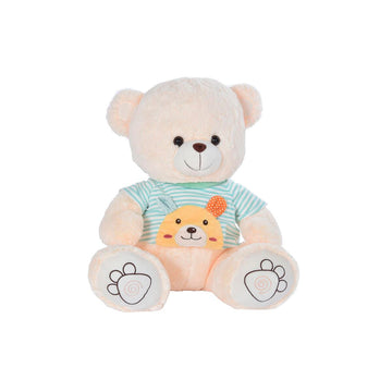 Teddy Bear DKD Home Decor T-shirt Polyester White Green Children's Bear