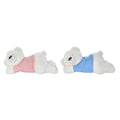 Teddy Bear DKD Home Decor 70 x 30 x 30 cm Blue Pink White Children's (2 Units)