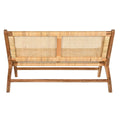 Banc DKD Home Decor Marron Naturel 120 x 76 x 68 cm