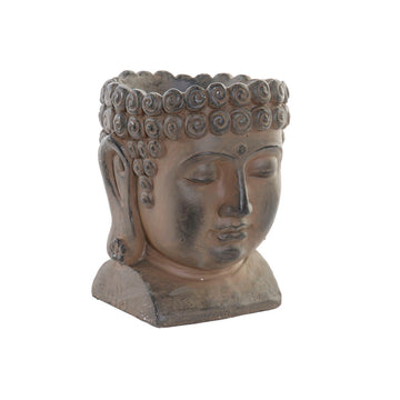 Blumentopf DKD Home Decor 26 x 25 x 30 cm Fiberglas Buddha