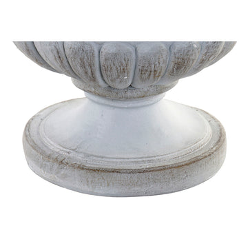 Cache-pot DKD Home Decor Gris Fibre de Verre 49,5 x 49,5 x 39,5 cm