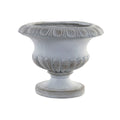 Blumentopf DKD Home Decor Grau Fiberglas 49,5 x 49,5 x 39,5 cm