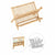 Folding Draining Rack for Kitchen DKD Home Decor 42 x 27,5 x 38 cm Natural