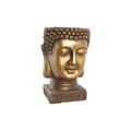 Cache-pot DKD Home Decor Fibre de Verre Doré Buda Oriental (25 x 25 x 36 cm)