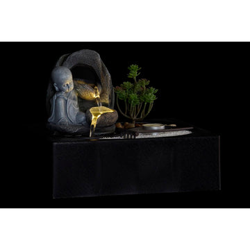 Fountain DKD Home Decor Buddha Resin Oriental 29 x 21 x 23 cm (2 Units)