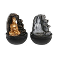 Springvand DKD Home Decor Harz Buddha Orientalisch 21 x 21 x 25 cm (2 Stück)