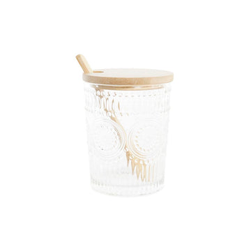 Sucrier DKD Home Decor 28 x 10 x 13,5 cm Verre Naturel Transparent 300 ml Verre Borosilicaté