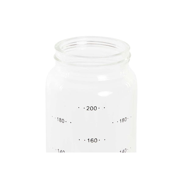 Huilier DKD Home Decor 200 ml 6 x 6 x 16,5 cm Transparent Acier inoxydable Verre Borosilicaté