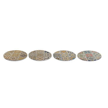 Dessous de plat Home ESPRIT Liège Dolomite 20 x 20 x 0,7 cm Carrelage (4 Unités)