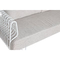 Sofa Home ESPRIT Weiß Beige Metall 180 x 66 x 66 cm