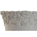 Cache-pot Home ESPRIT Blanc Ciment Romantique Usé 31 x 31 x 49 cm