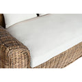 Garden sofa Home ESPRIT White Brown Natural Rattan 174 x 88 x 69 cm