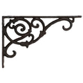 Flower Pot Stand Home ESPRIT Dark brown Iron 24 x 3,2 x 15 cm