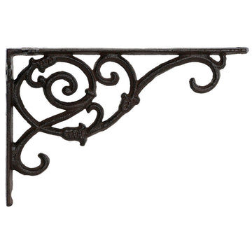 Flower Pot Stand Home ESPRIT Dark brown Iron 24 x 3,2 x 15 cm