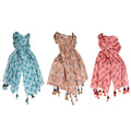 Handkerchief Home ESPRIT Brown Turquoise Coral (3 Units)