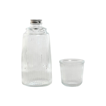 Bouteille d'eau Home ESPRIT Transparent Verre 240 ml 1 L