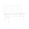 Table Set with 3 Armchairs Home ESPRIT White Metal 115 x 53 x 83 cm