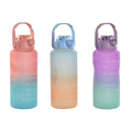 Water bottle Home ESPRIT Blue Pink Turquoise Lilac polypropylene PET 2 L (3 Units)