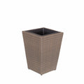 Blumentopf Marlene Rattan 39,5 x 39,5 x 54 cm