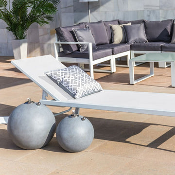 Outdoor light ball Kiel Grey 30 x 30 x 35 cm