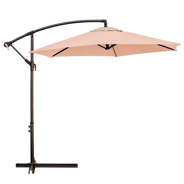 Parasol Monty Beige Aluminium 270 cm