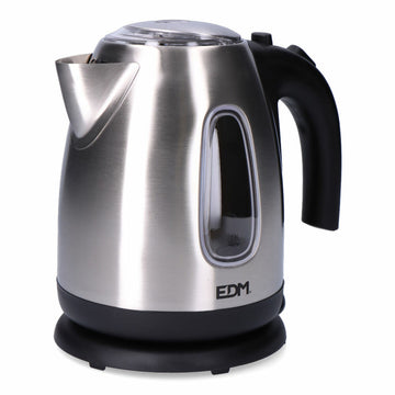 Kettle EDM 07656 Kettle Black Stainless steel 2200 W 1,7 L