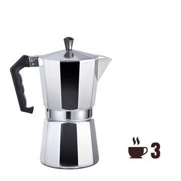 Italian Coffee Pot EDM   Aluminium 3 Cups