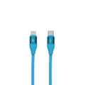 Câble de Données/Recharge avec USB Contact LIGHTING Type C Bleu (1,5 m)