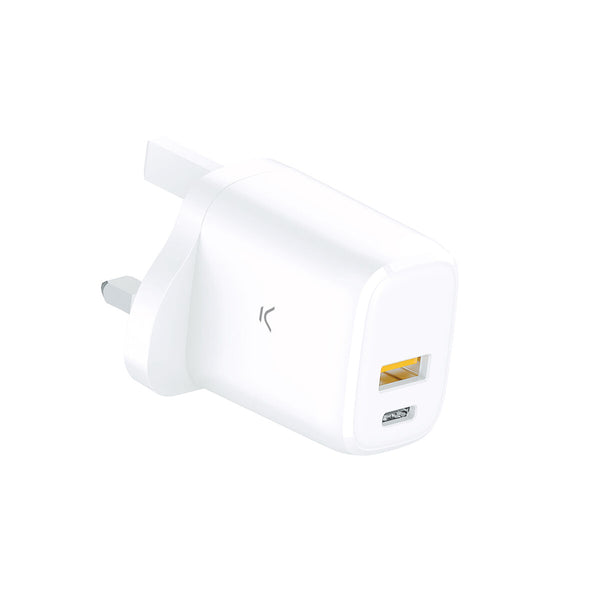 Wall Charger KSIX GaN White 20 W