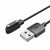 Magnetic USB Charging Cable KSIX Compass Black