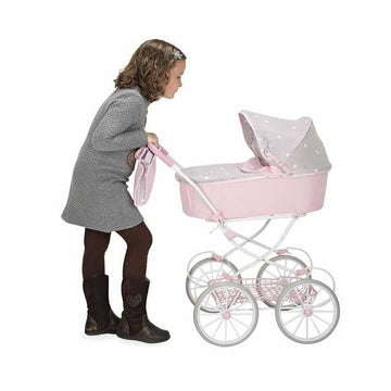 Doll Stroller Arias Emma Pink Bag 70 x 42 x 90 cm