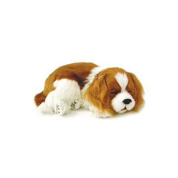 Motion-animated Stuffed Animal Alexandra House Living Brown Beige Dog 23 x 10 x 19 cm