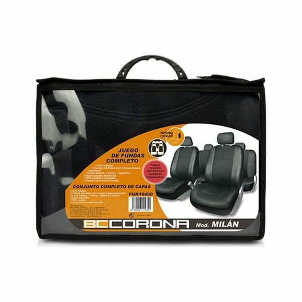 Car Seat Covers BC Corona Black (11 pcs)