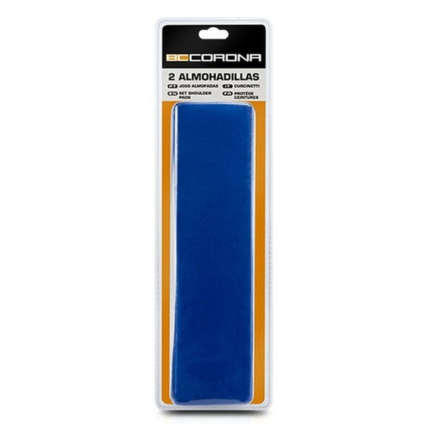 Coussinets de ceinture de sécurité Sparco INT50005 Velours Bleu